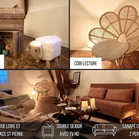 Grand Appartement Place Saint-Pierre, Proche Chateau De Saumur Et Bord De Loire" מראה חיצוני תמונה