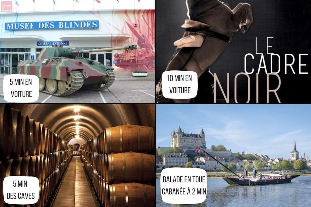 Grand Appartement Place Saint-Pierre, Proche Chateau De Saumur Et Bord De Loire" מראה חיצוני תמונה